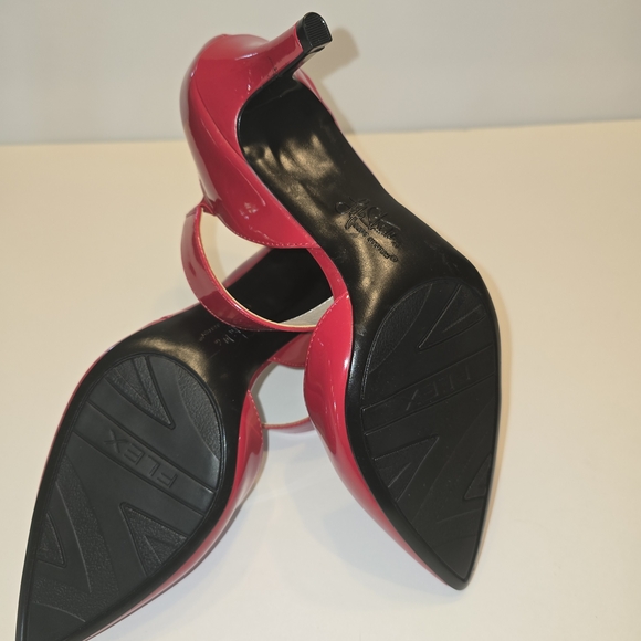 LifeStride Suki Red Patent Leather Women's Pumps 6.5 W. New w/out Tags. - Picture 4 of 8